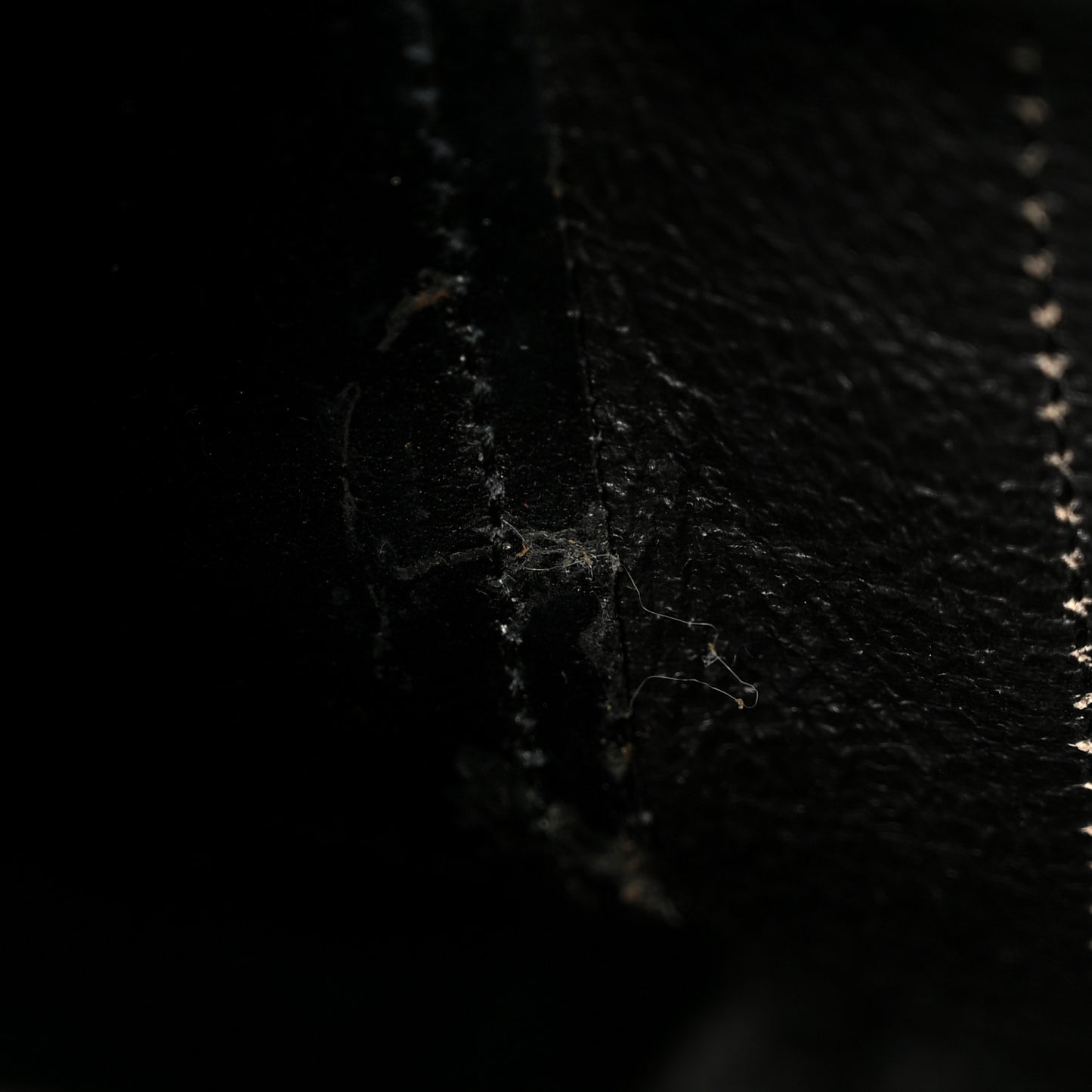 Metallic Goatskin Logo XXS Everyday Tote Argent Black