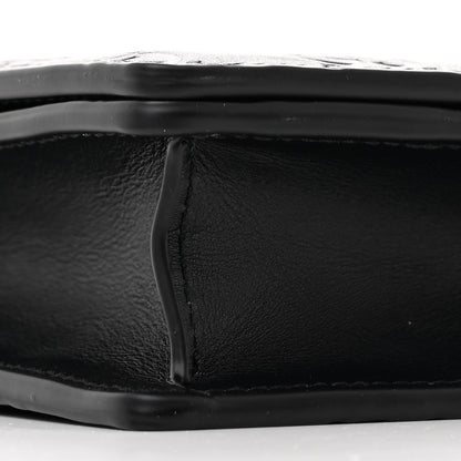 Gucci Guccissima Signature Crystal Cat Chain Wallet Black 9 of 10