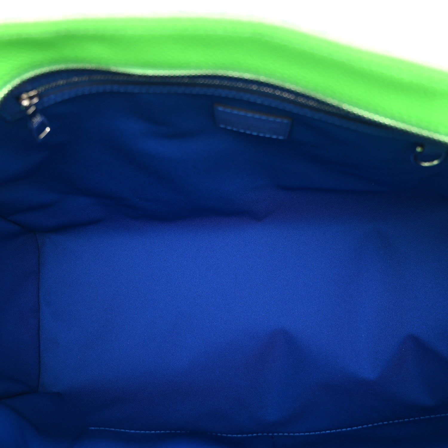Louis Vuitton Taurillon Illusion Keepall Tote Bleu Vert 5 of 10