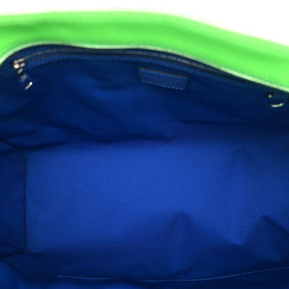 Louis Vuitton Taurillon Illusion Keepall Tote Bleu Vert 5 of 10