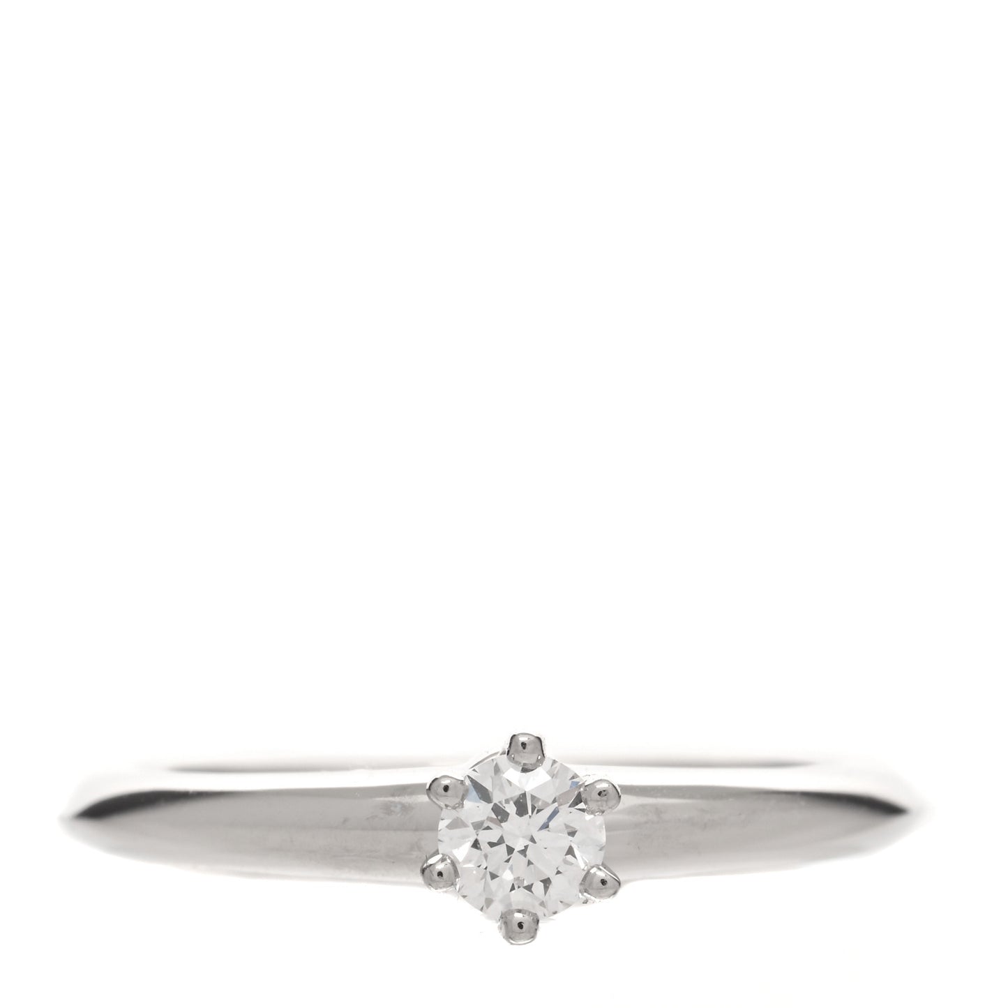 Platinum Diamond .18ct Solitaire Engagement Ring 49 4.75