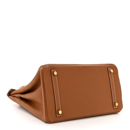 Hermes Togo Birkin 30 Gold 3 of 9