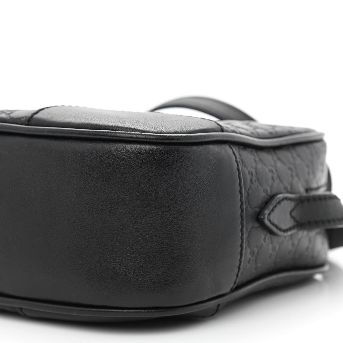 Microguccissima Mini Bree Messenger Bag Black