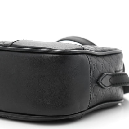 Gucci Microguccissima Mini Bree Messenger Bag Black 10 of 10