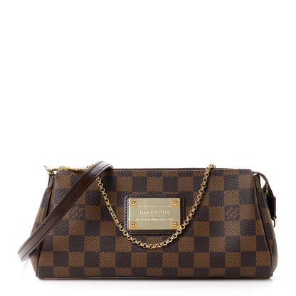 Louis Vuitton LOUIS VUITTON Damier Ebene Eva Clutch 1 of 10