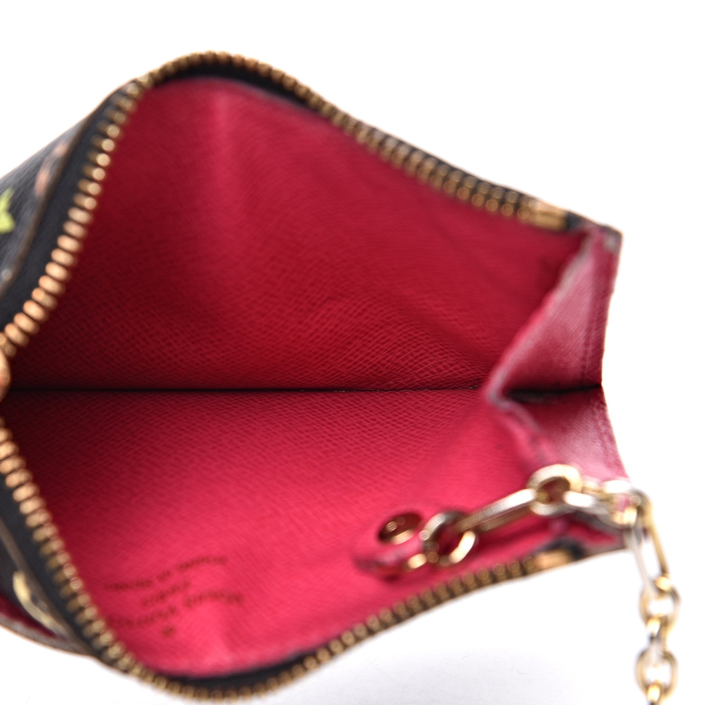 Monogram Multicolor Key Pouch Black Grenade