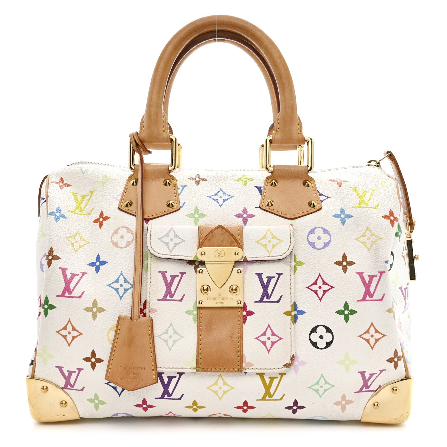 Louis Vuitton Monogram Multicolor Speedy 30 White 1 of 13