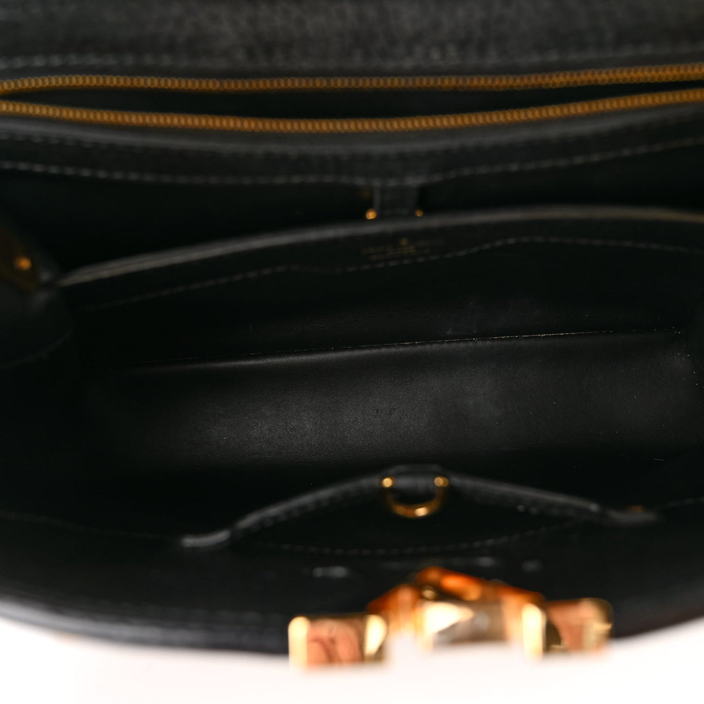 Taurillon Studded Sol Capucines PM Black