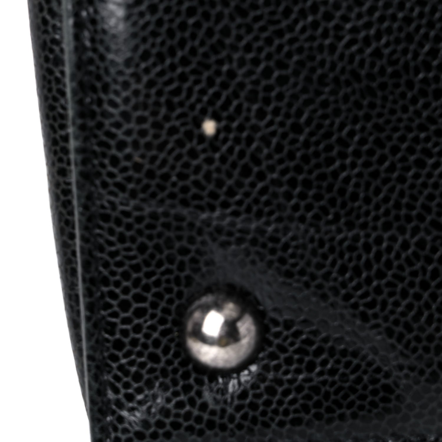 Chanel Crumpled Grained Calfskin Quilted CC Crave Tote Black 24 of 26