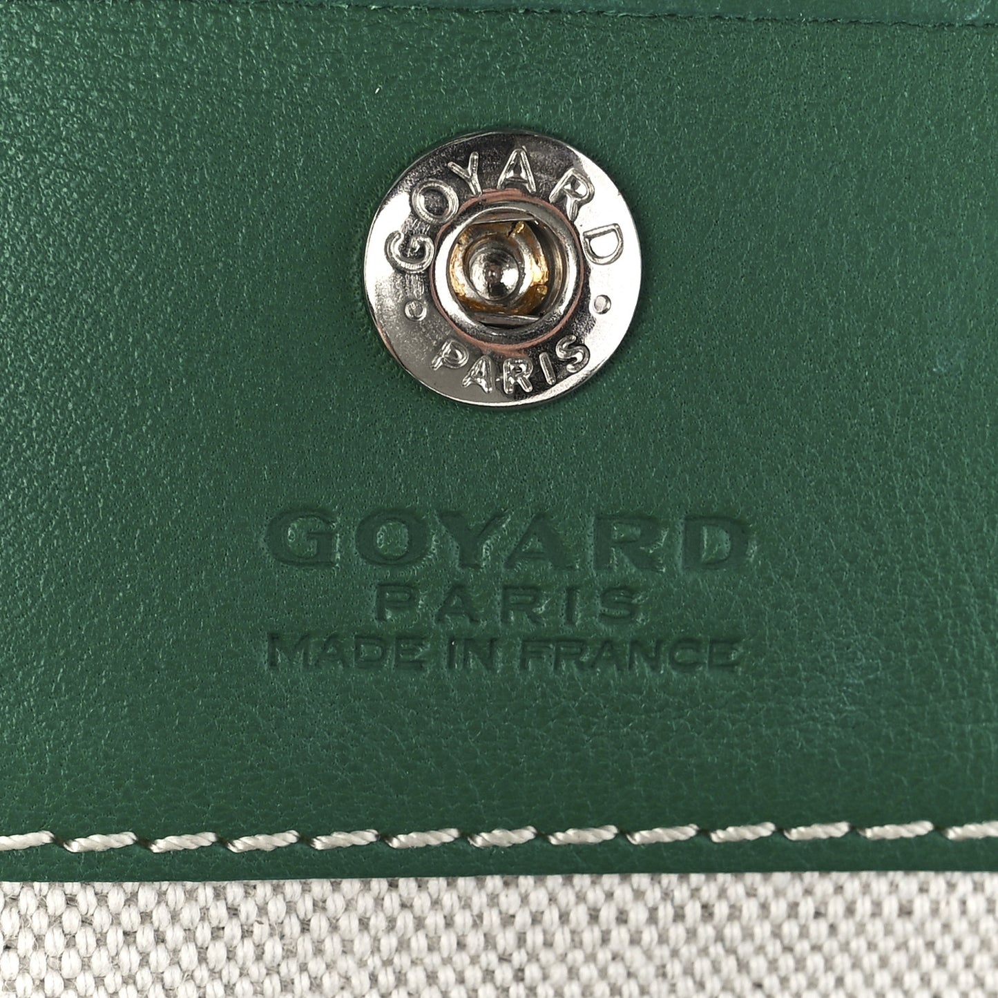 Goyardine Reversible Mini Anjou Green