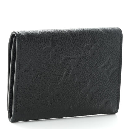 Louis Vuitton Empreinte Business Card Holder Black 3 of 8