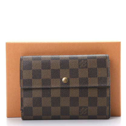 Louis Vuitton Damier Ebene Porte Tresor Etui Papier Wallet 19 of 19