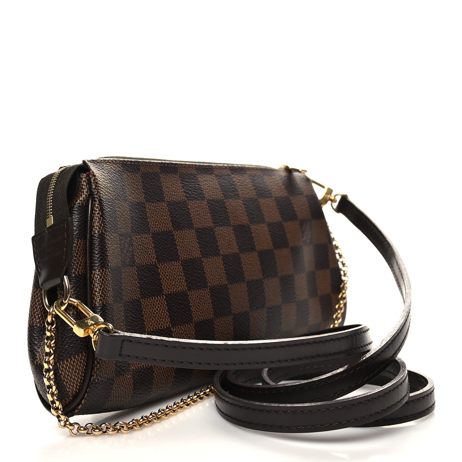 Louis Vuitton Damier Ebene Eva Clutch 3 of 10