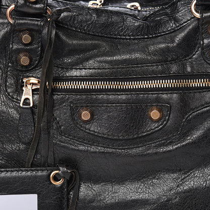 Balenciaga Agneau Giant 12 Rose Gold Hardware City Black 12 of 12