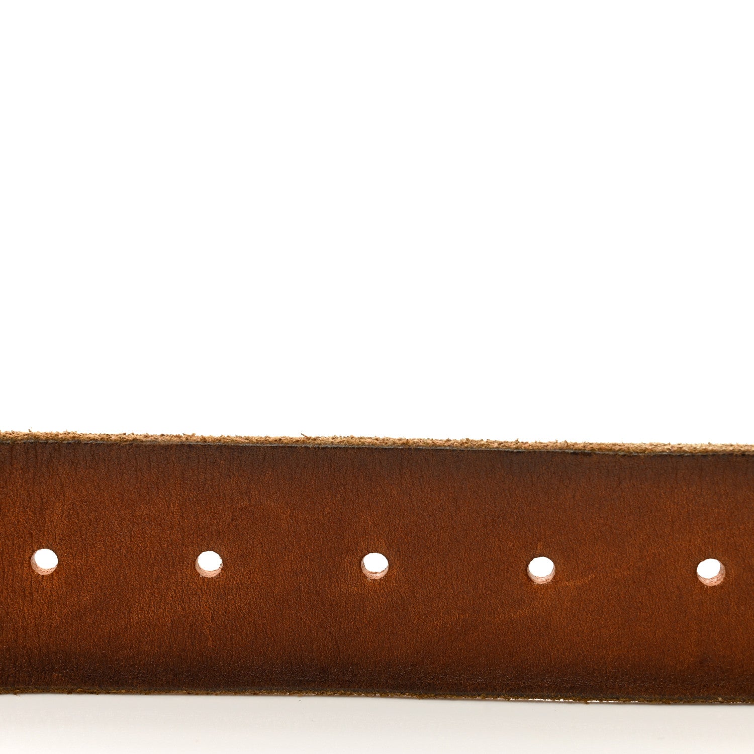Gucci Faded Calfskin Double G 40mm Belt 95 38 Cuir 4 of 4