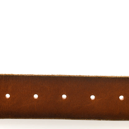 Gucci Faded Calfskin Double G 40mm Belt 95 38 Cuir 4 of 4
