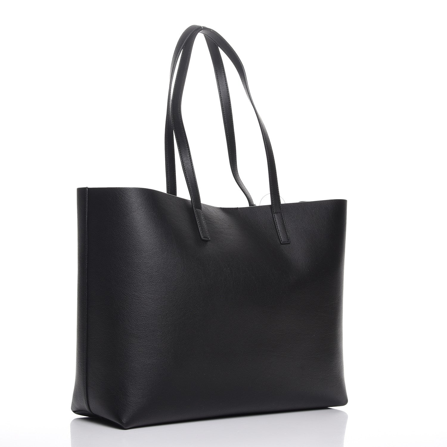 Saint Laurent Calfskin Large Shopping Tote Black 3 of 13