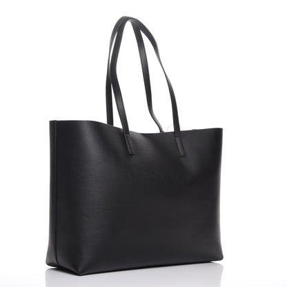Saint Laurent Calfskin Large Shopping Tote Black 3 of 13