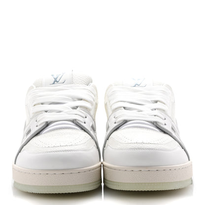 Louis Vuitton Calfskin Mens LV Trainer Sneakers 9 White 3 of 8