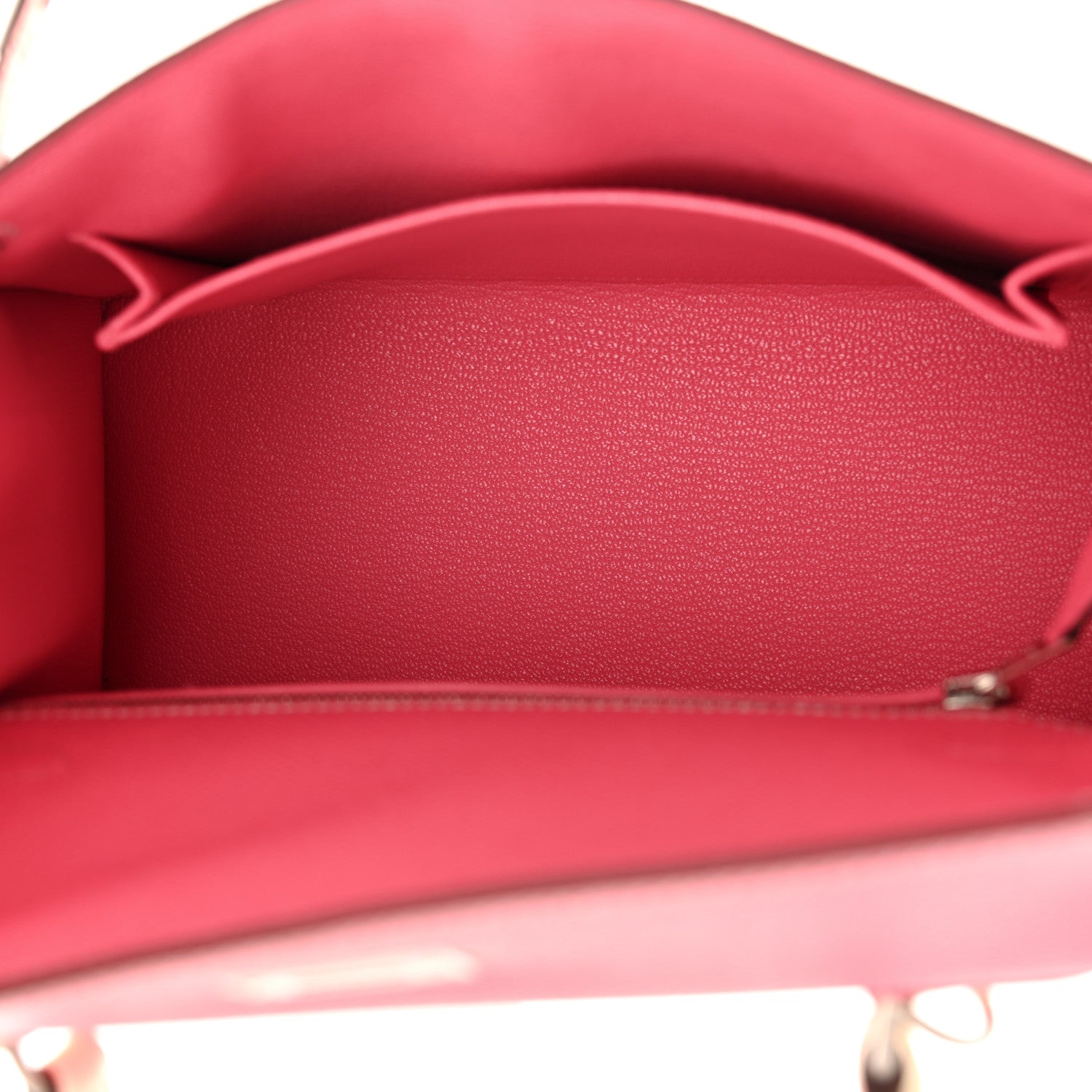 Hermes Epsom Bi-Color Horseshoe Kelly Sellier 25 Rose Azalee Craie 5 of 11
