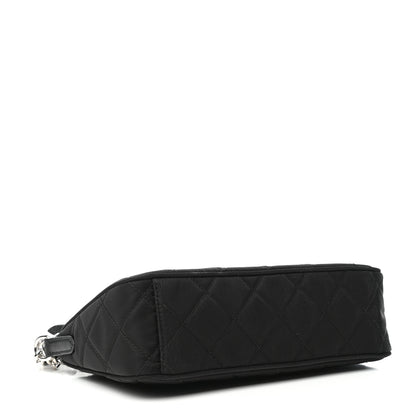 Prada Nylon Tessuto Impuntu Quilted Crossbody Bag Black 4 of 9