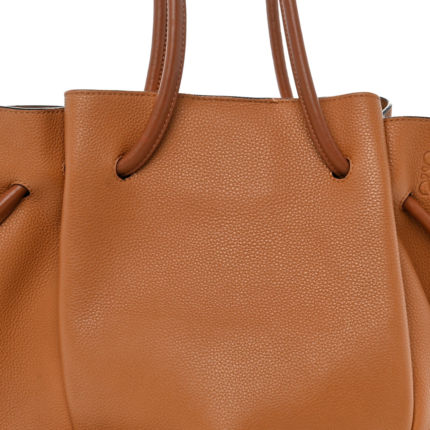 Calfskin Small Flamenco Knot Bag Caramel