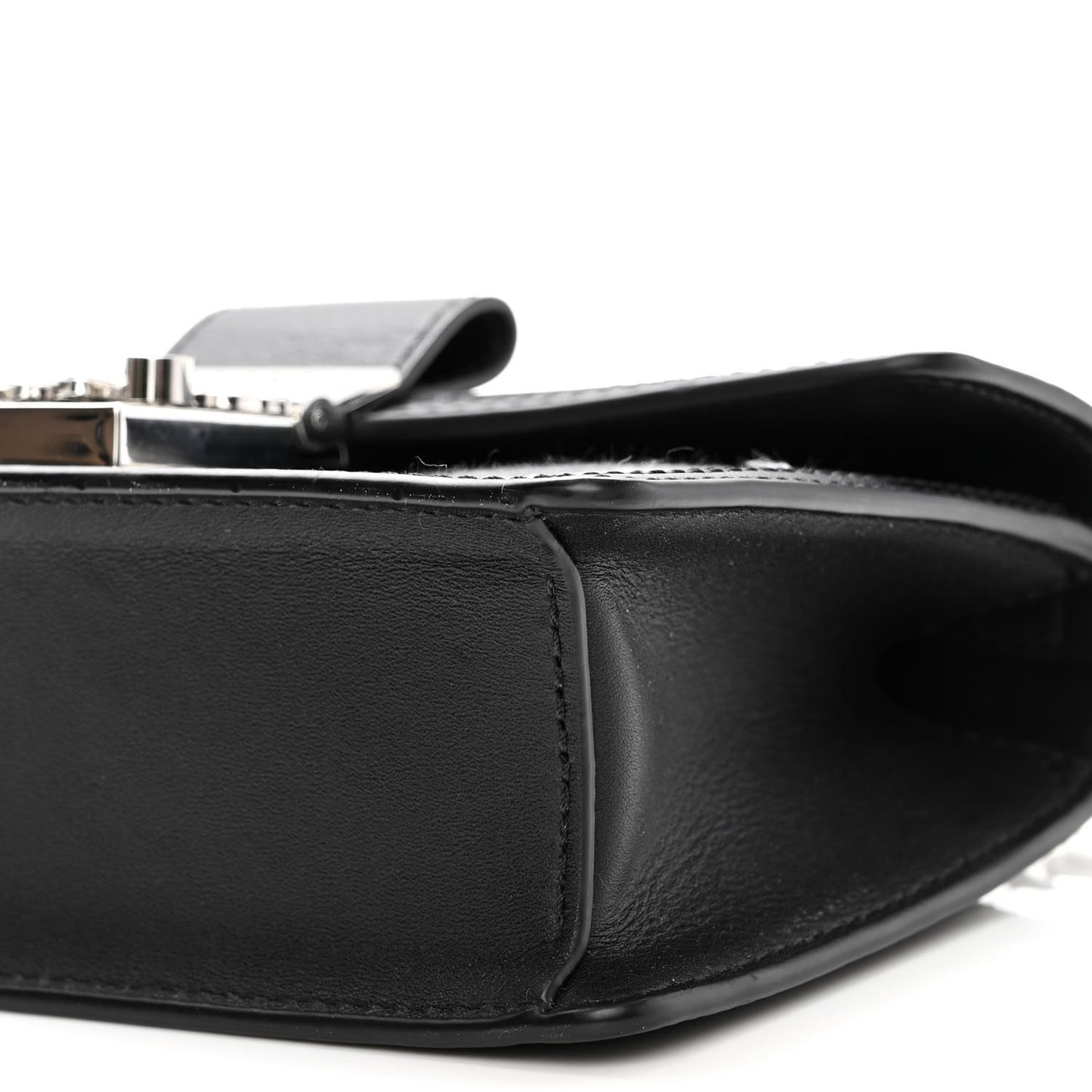 Jacquard Visetos Mini Gretl Crossbody Black