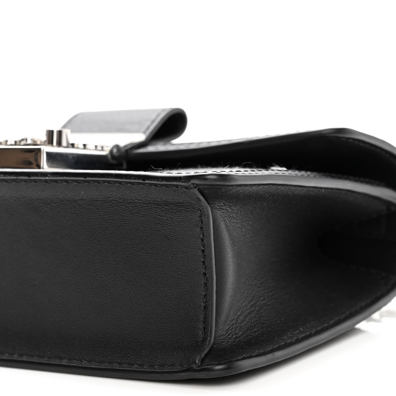 MCM Jacquard Visetos Mini Gretl Crossbody Black 9 of 11