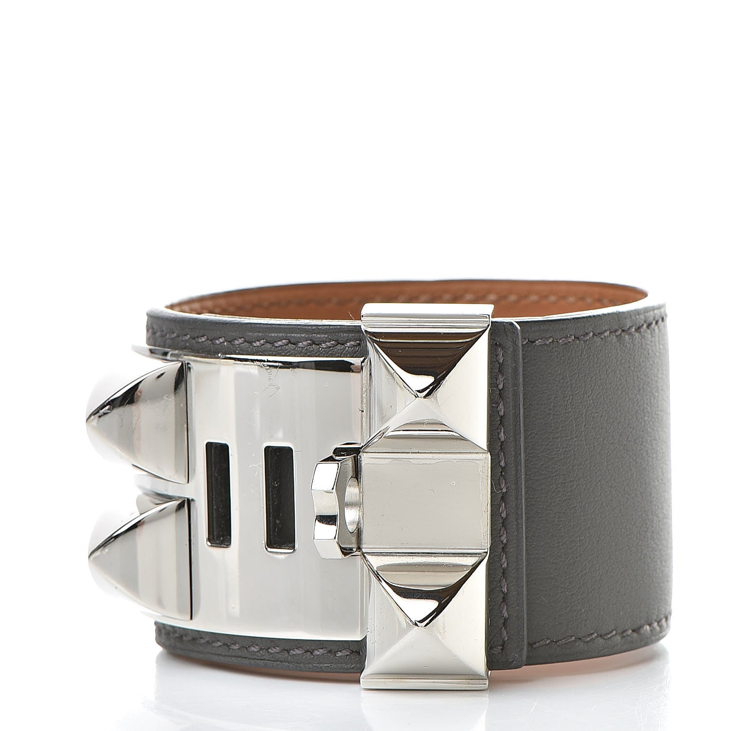 Hermes Swift Collier De Chien CDC Bracelet S Graphite 3 of 6