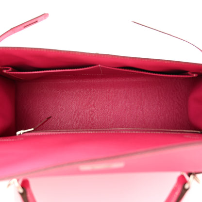 Hermes Epsom Kelly Sellier 32 Rose Tyrien 5 of 15