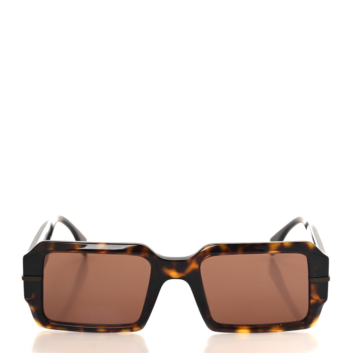 Fendi Acetate Jacquard FF Fendigraphy Square Sunglasses FE40073U Brown 2 of 7