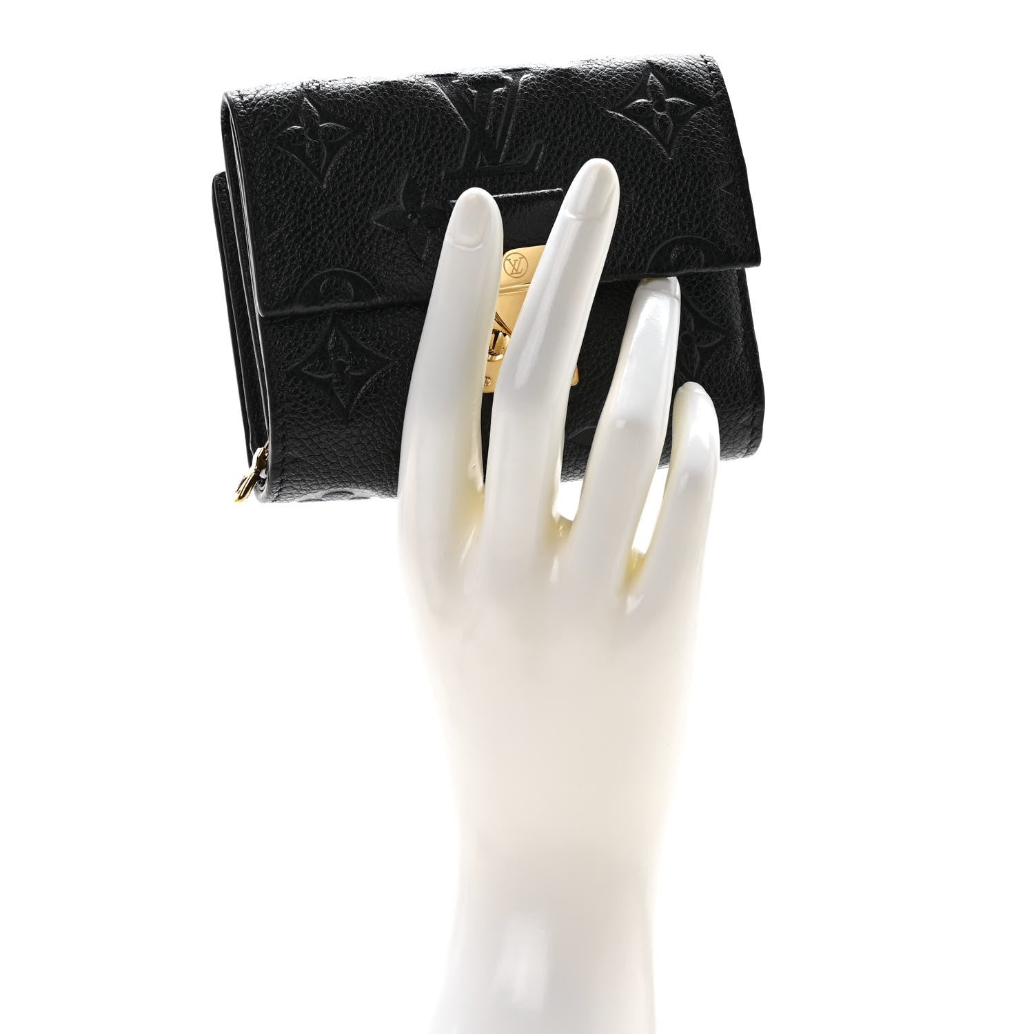 Louis Vuitton Empreinte Metis Compact Wallet Black 2 of 6