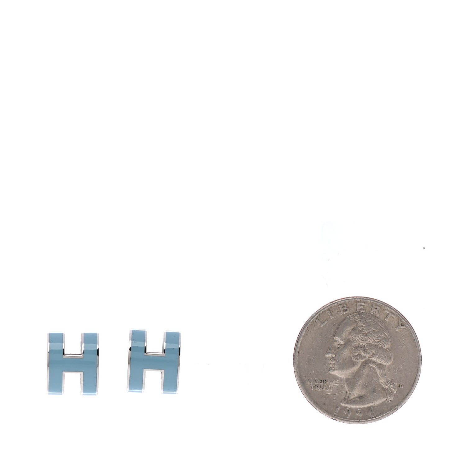 Palladium Lacquered Pop H Earrings Celeste