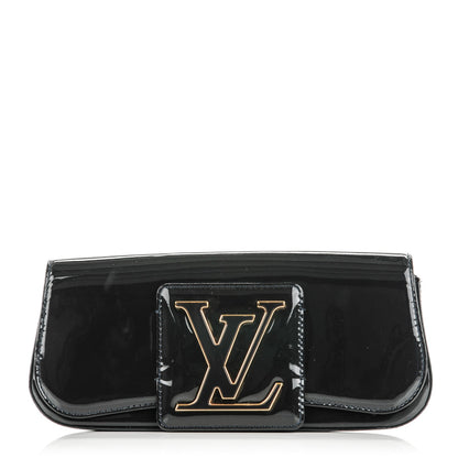 Louis Vuitton Patent Sobe Clutch Blue Infini 1 of 8