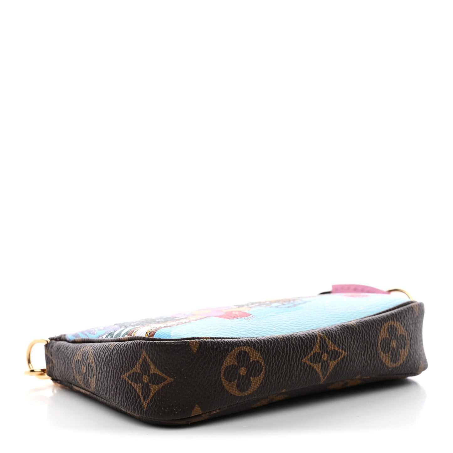 Monogram 2023 Christmas Animation Alpine Mini Pochette Accessories Pink