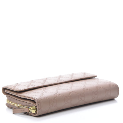 Gucci Guccissima Continental Zip Wallet Winter Rose 4 of 10