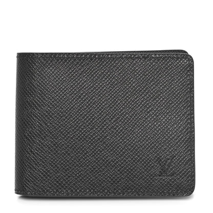 Louis Vuitton Taiga Slender Wallet Black 1 of 6