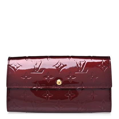 Louis Vuitton Vernis Sarah Wallet Rouge Fauviste 1 of 8