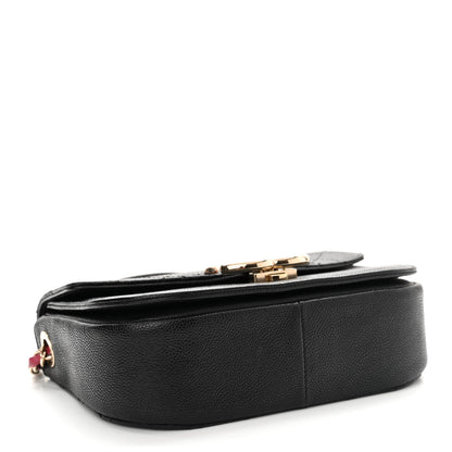 Chanel Grained Calfskin Quilted Small Cuba Top Handle Flap Black 4 of 12