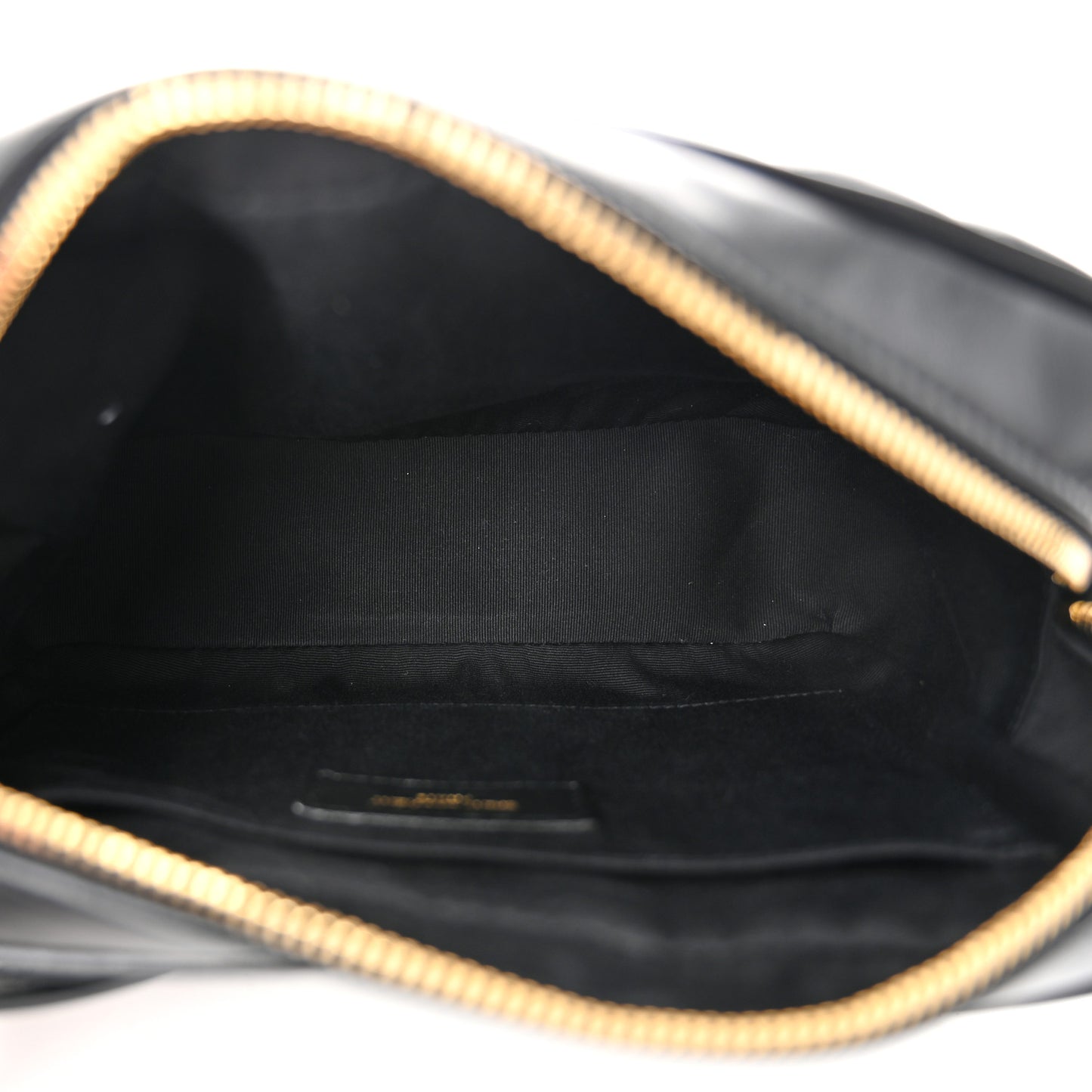 Calfskin Matelasse Monogram Lou Camera Bag Black