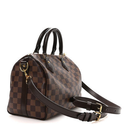 Louis Vuitton Damier Ebene Speedy Bandouliere 25 3 of 10