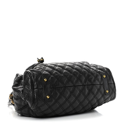 Marc Jacobs Calfskin Quilted Stam Black 3 of 4