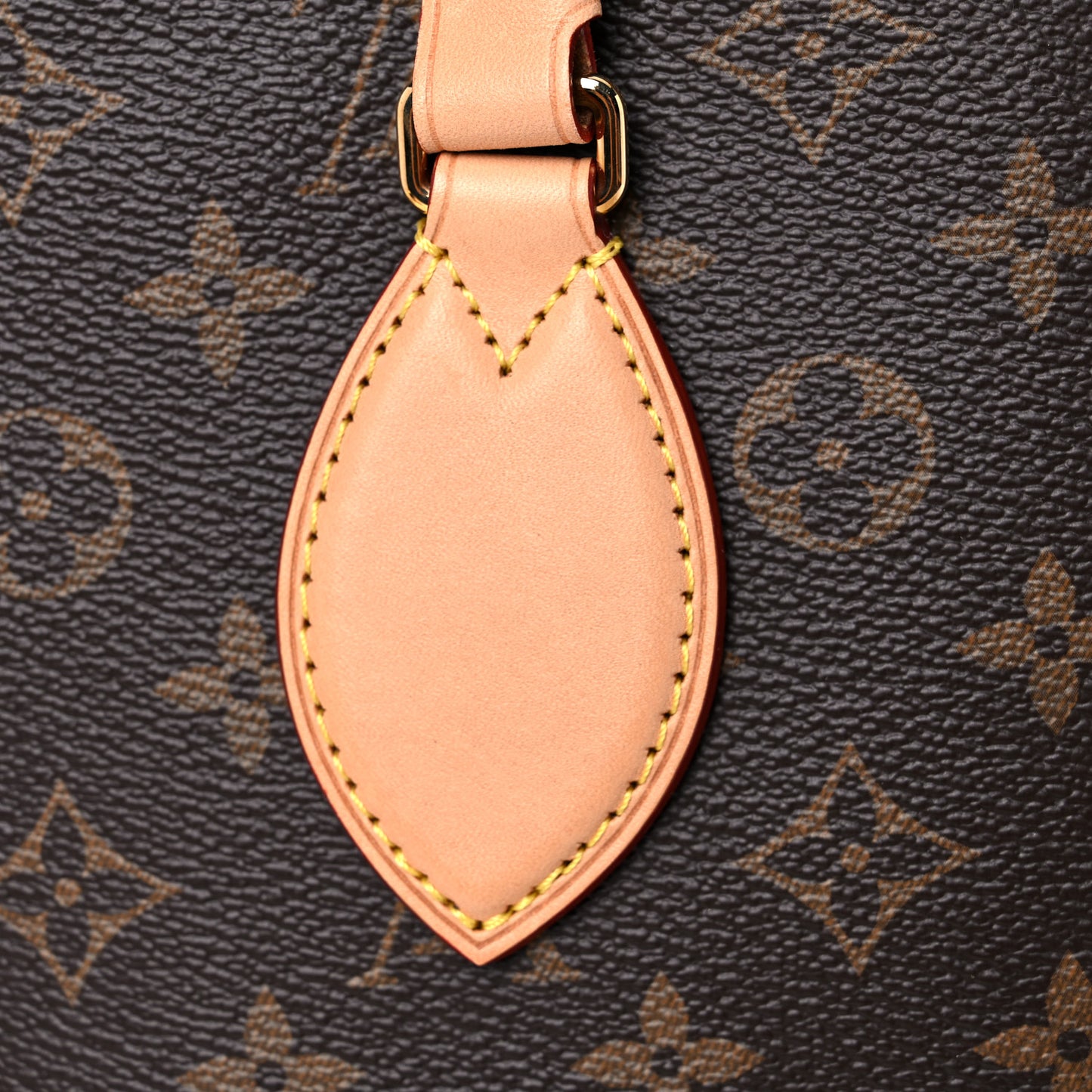 Monogram Flower Zipped Tote MM Beige
