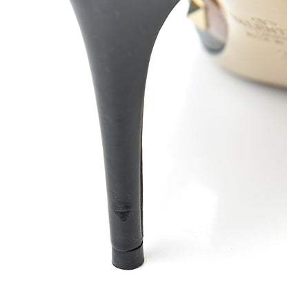 Valentino Garavani Nappa Rockstud 90mm Cage Mules 39 Black Poudre 8 of 11