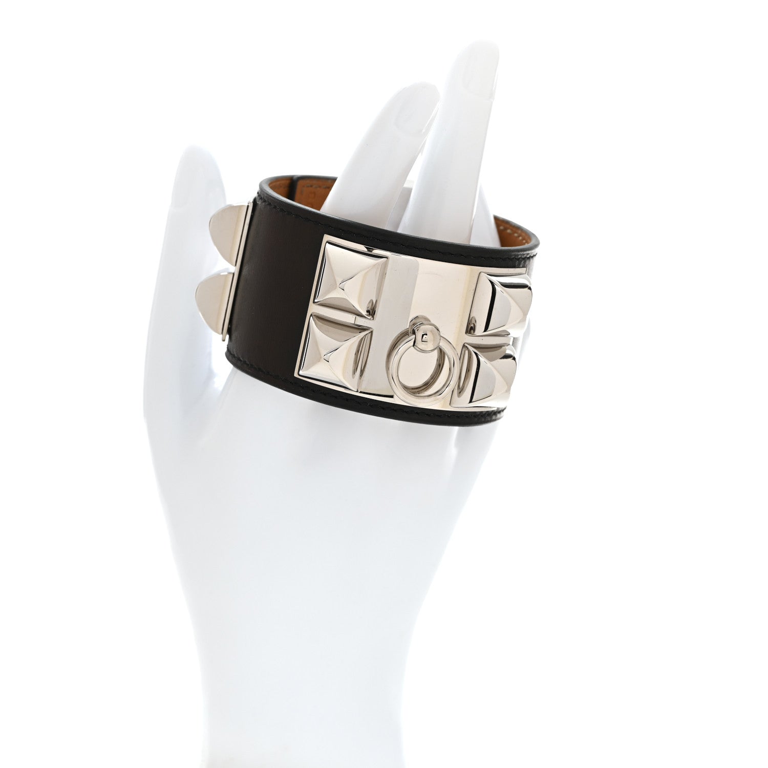 Hermes Box Collier De Chien CDC Bracelet S Black 2 of 7