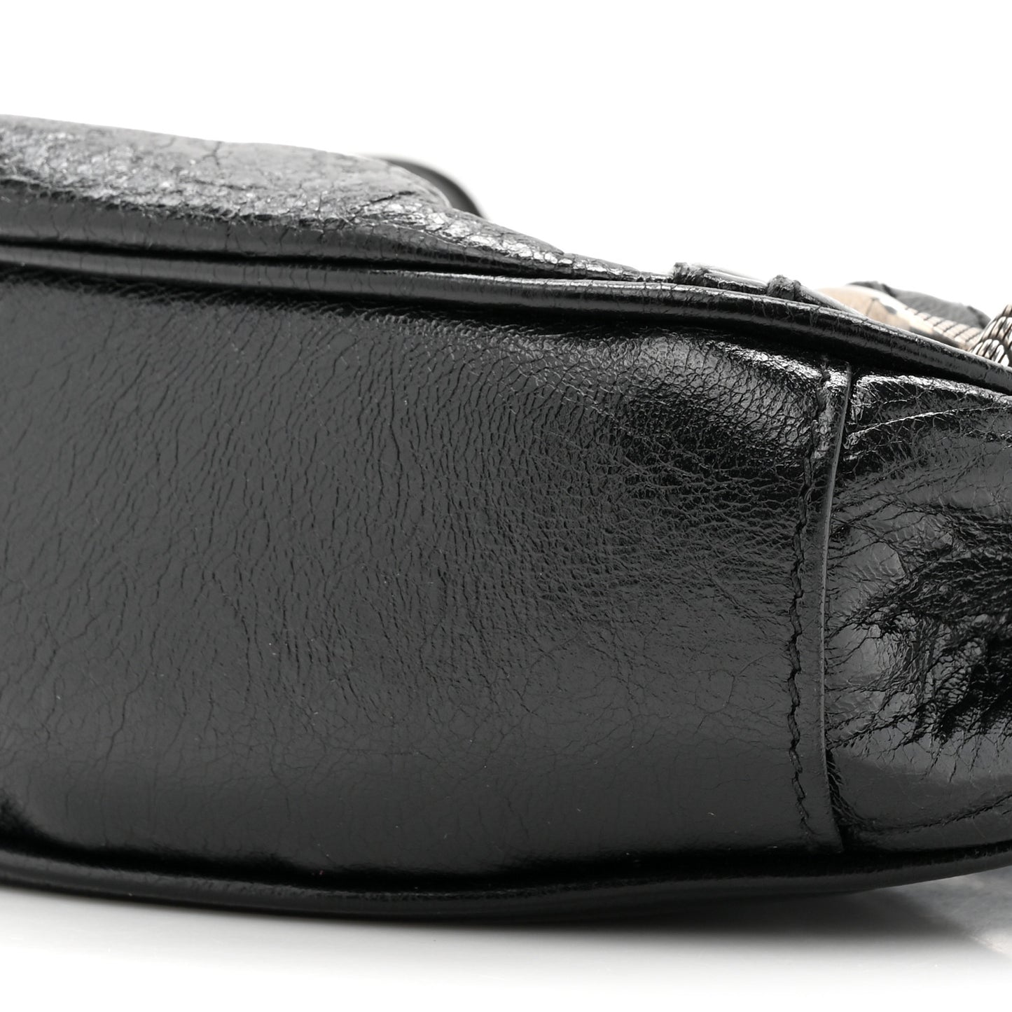 Agneau Arena Le Cagole Shoulder Bag XS Black