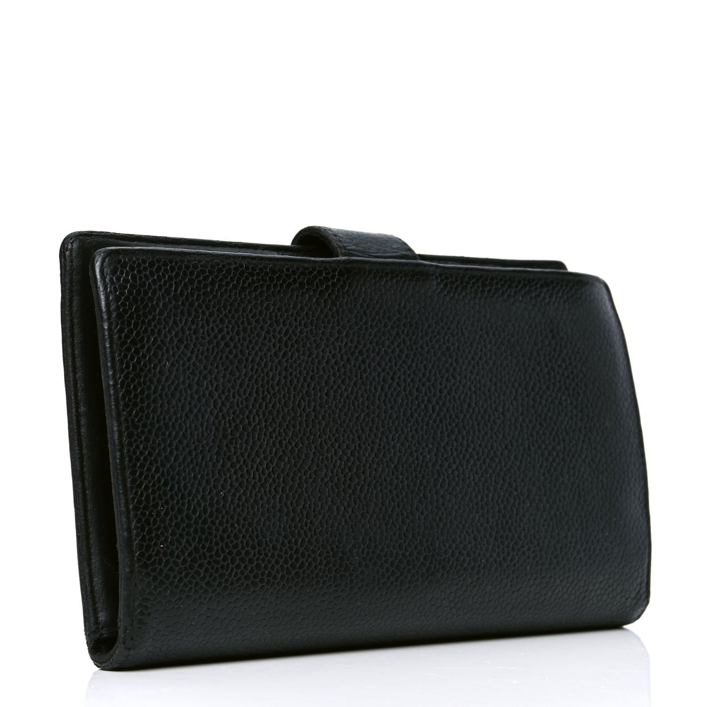 Caviar Timeless CC French Wallet Black