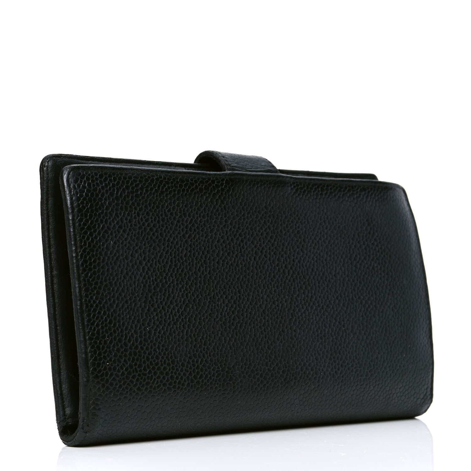 Chanel Caviar Timeless CC French Wallet Black 3 of 7