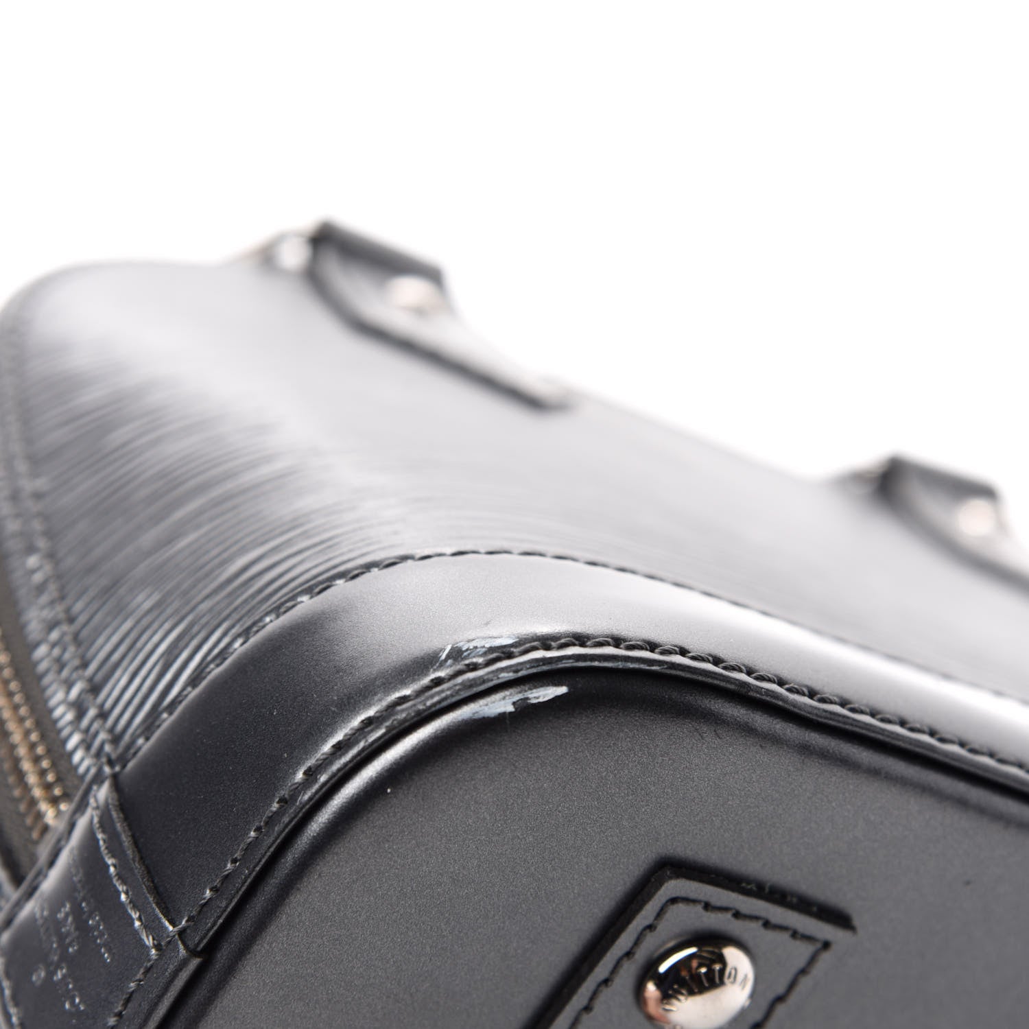 Louis Vuitton Epi Alma BB Anthracite Nacre 9 of 11