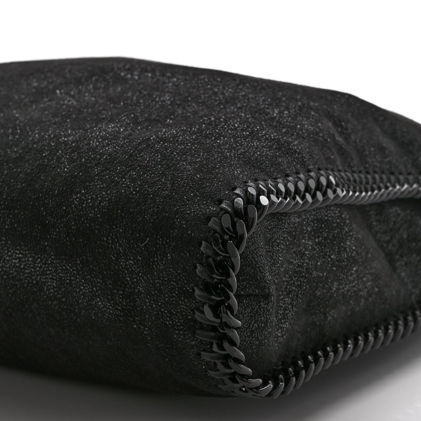 Shaggy Deer Falabella Fold Over Tote Black